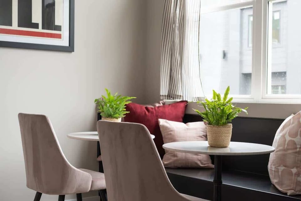 Bright and Clean Dining Area