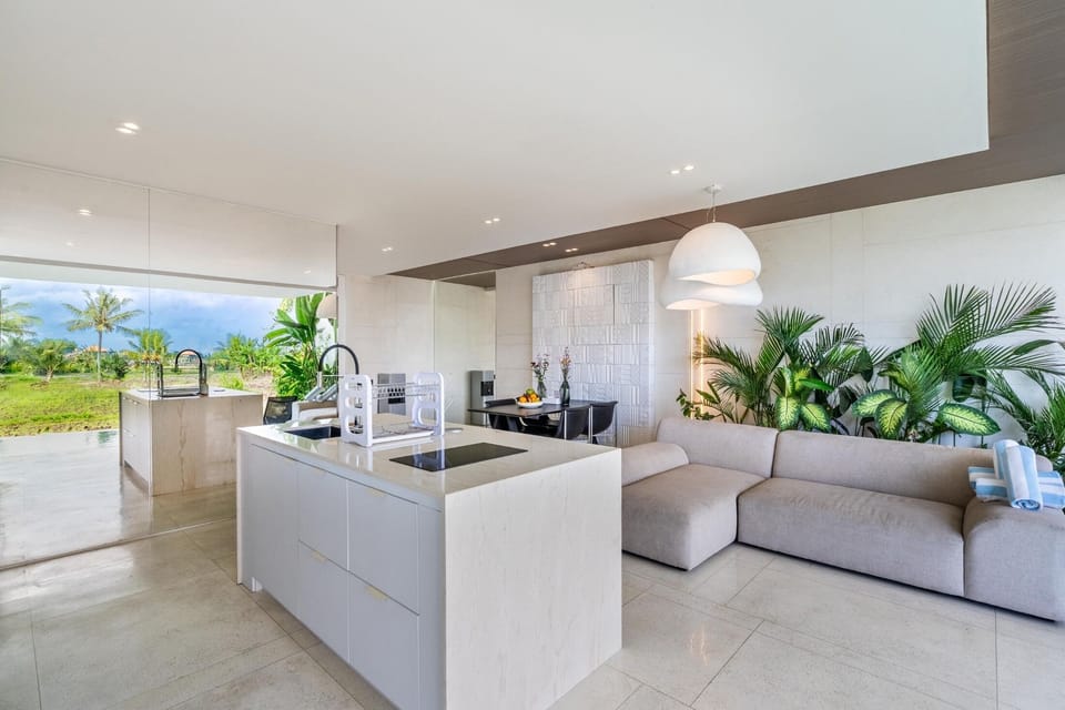 Living room, Kitchen, View