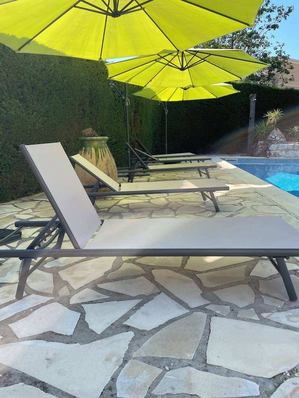 Poolside loungers