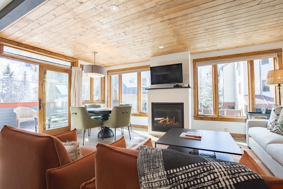 Fireplace with a view!