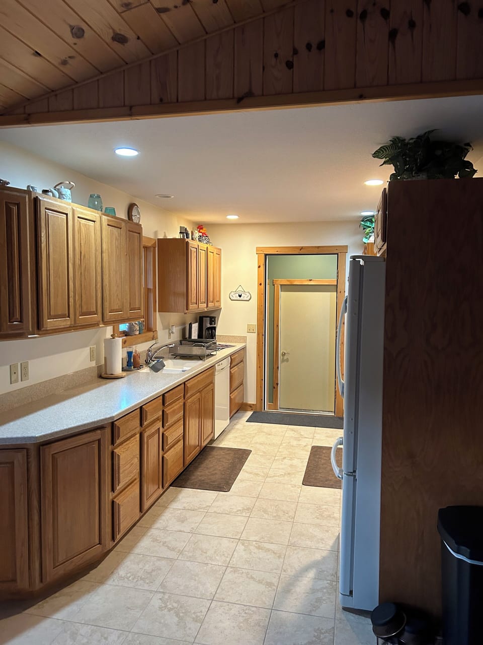 Kitchen view from living area