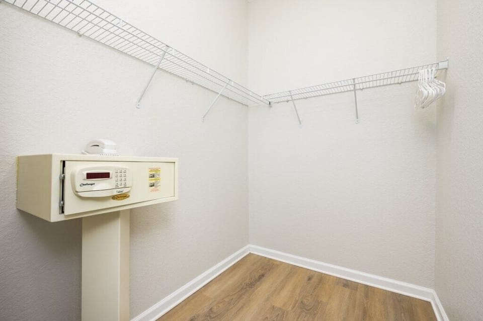 Primary Closet with Safe