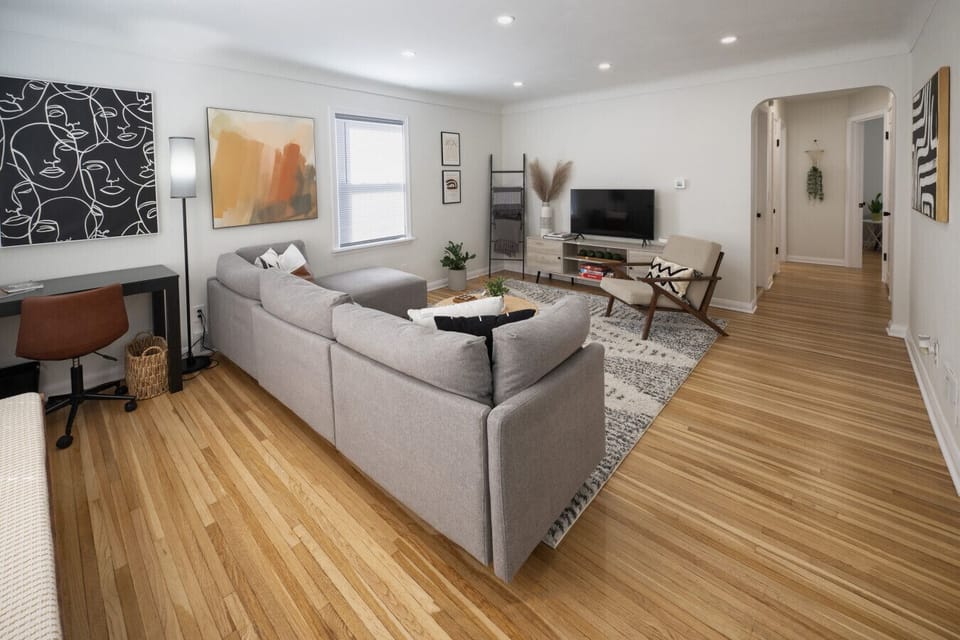 Family Room with Smart TV