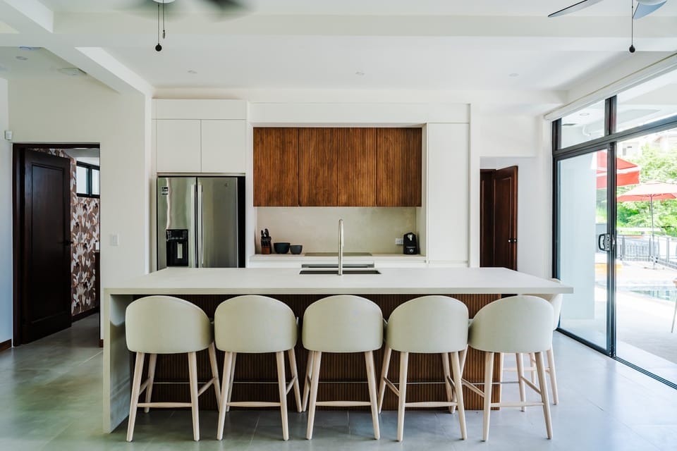 Prepare delicious meals in one of our two fully-equipped gourmet kitchen