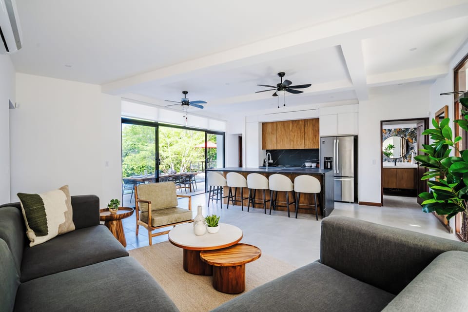 Seamlessly connected to the terrace
