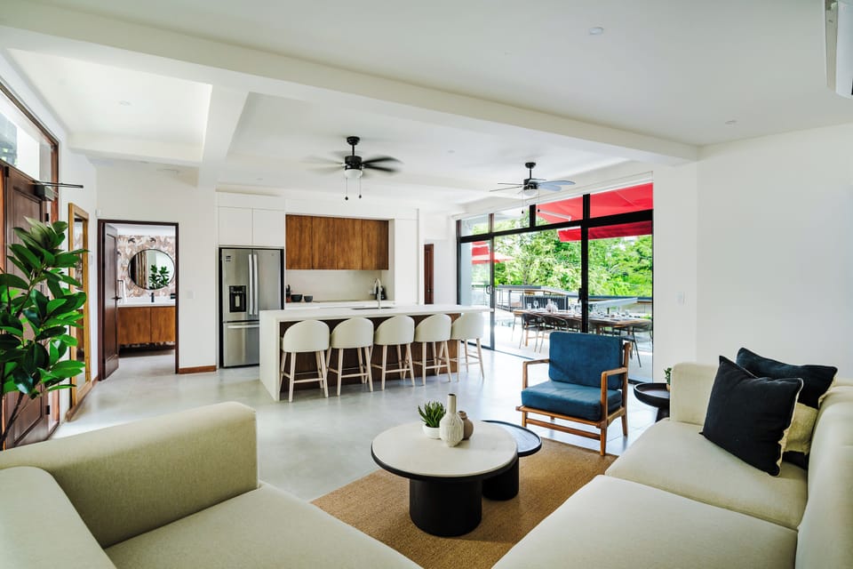 Step into one of our two inviting living room, seamlessly connected to the terrace for a perfect indoor-outdoor experience