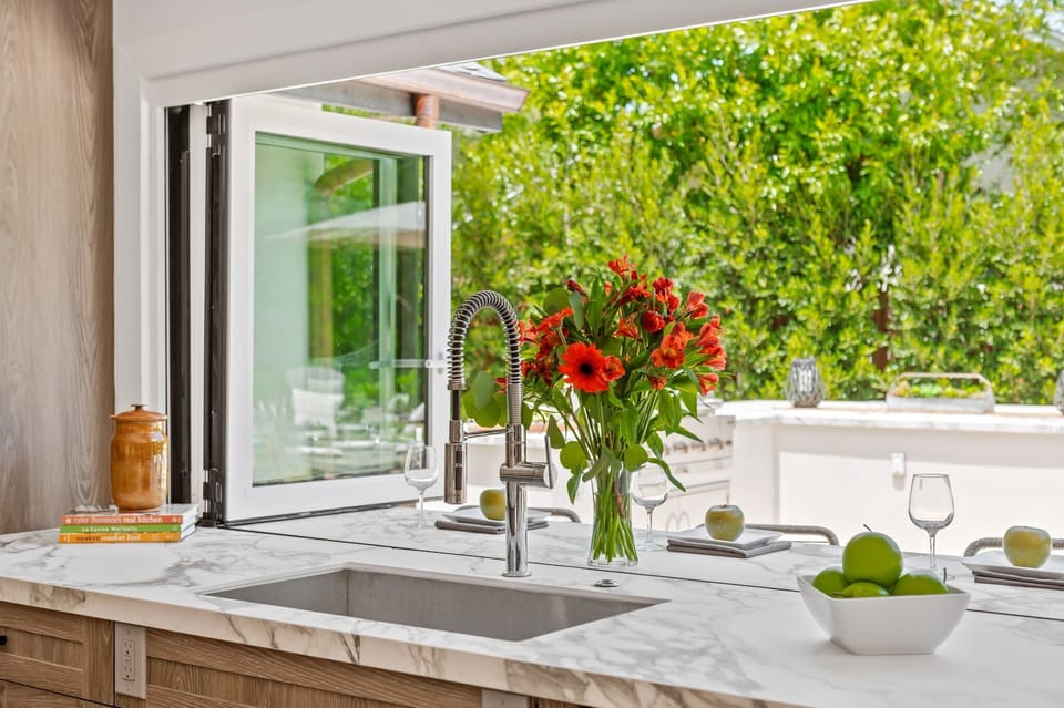 Bright open kitchen