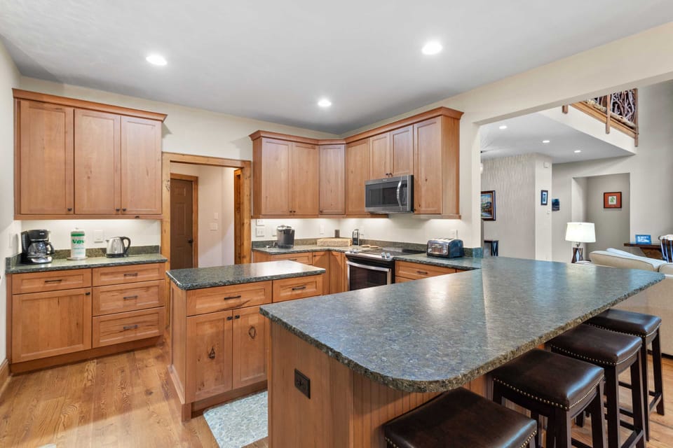 Whip Up Your Favorite Meal in the Fully Stocked Kitchen