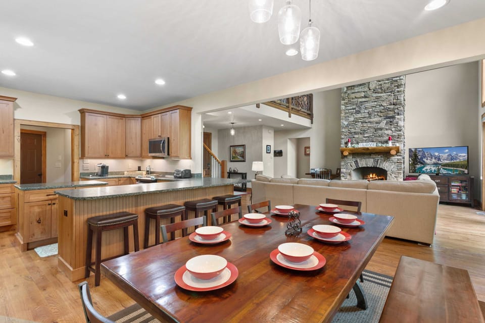 Dining Table with Seating for Eight