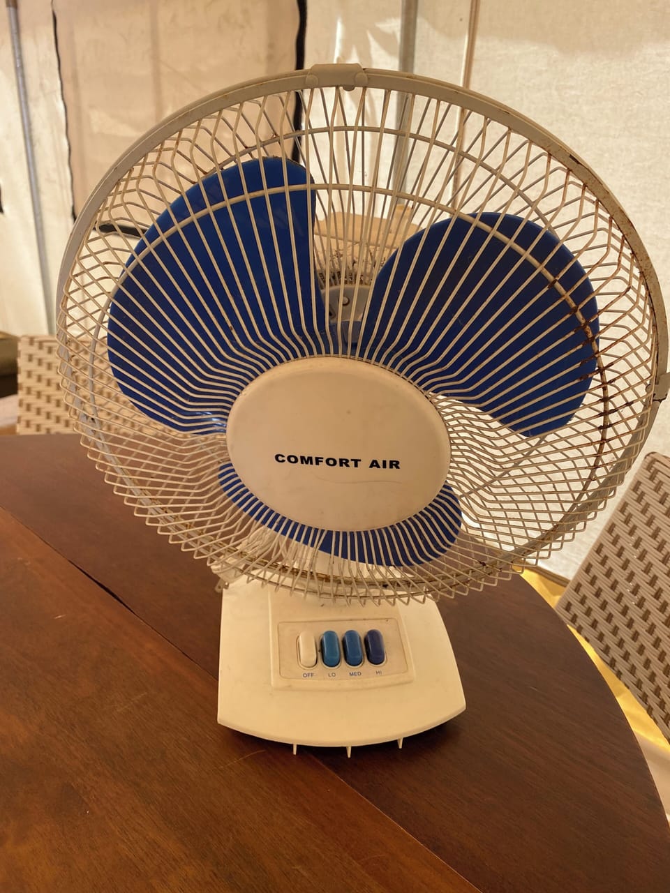 A fan for warm days and nights.