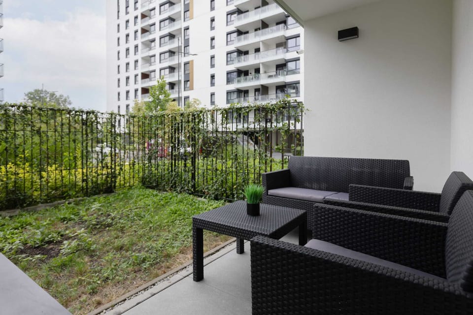 The terrace's peaceful ambiance is ideal for unwinding. 