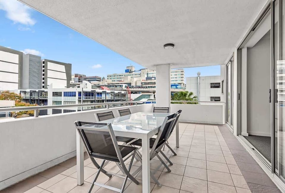 Spacious balcony...