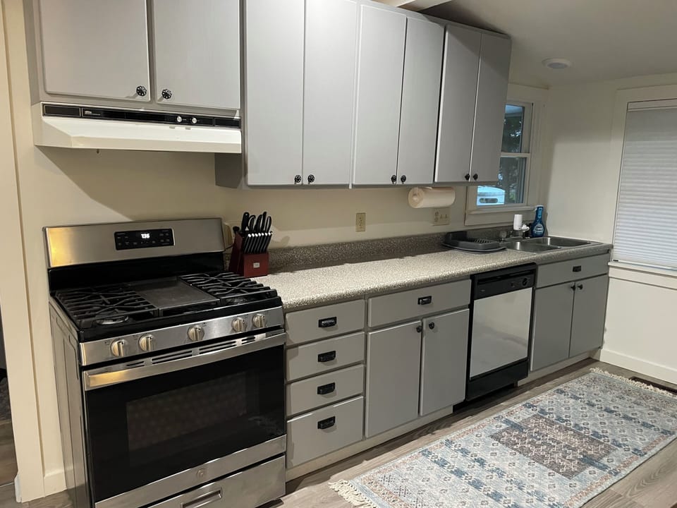 Fully stocked kitchen