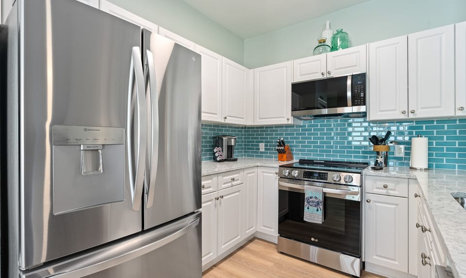 Updated Stainless Steel Kitchen
