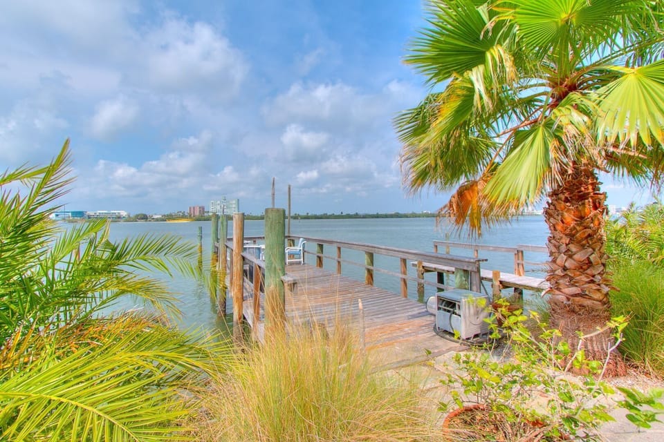 Enjoy the Waterfront Views All Day – Sip your morning coffee or evening wine on the patio while boats glide by and dolphins occasionally pop up in the water