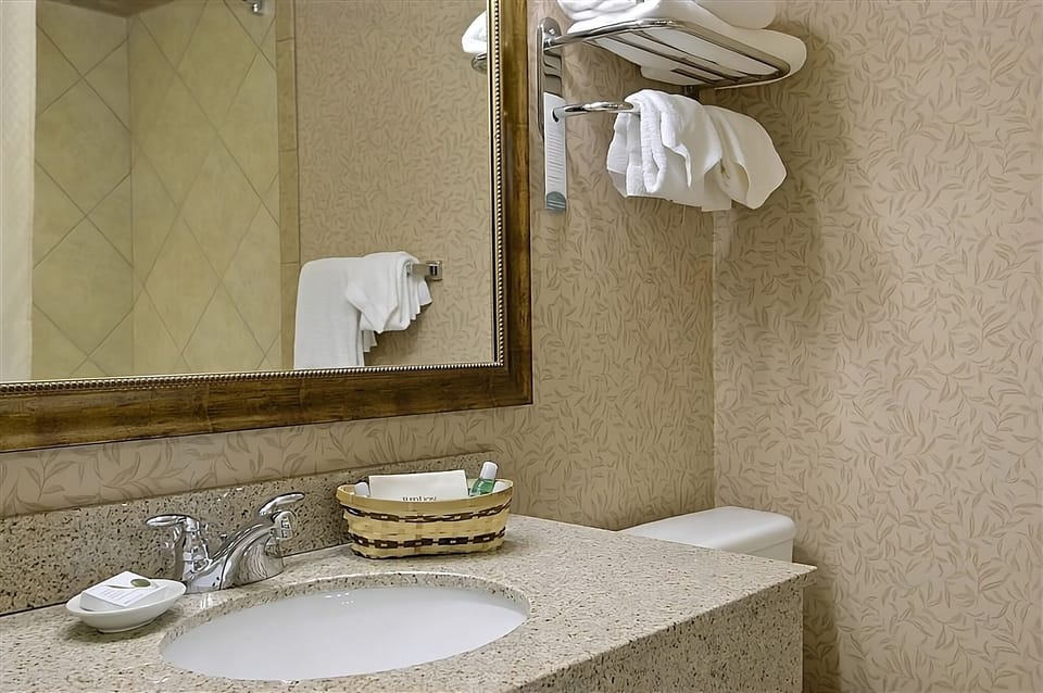 Start your morning with plenty of counter space for essentials.