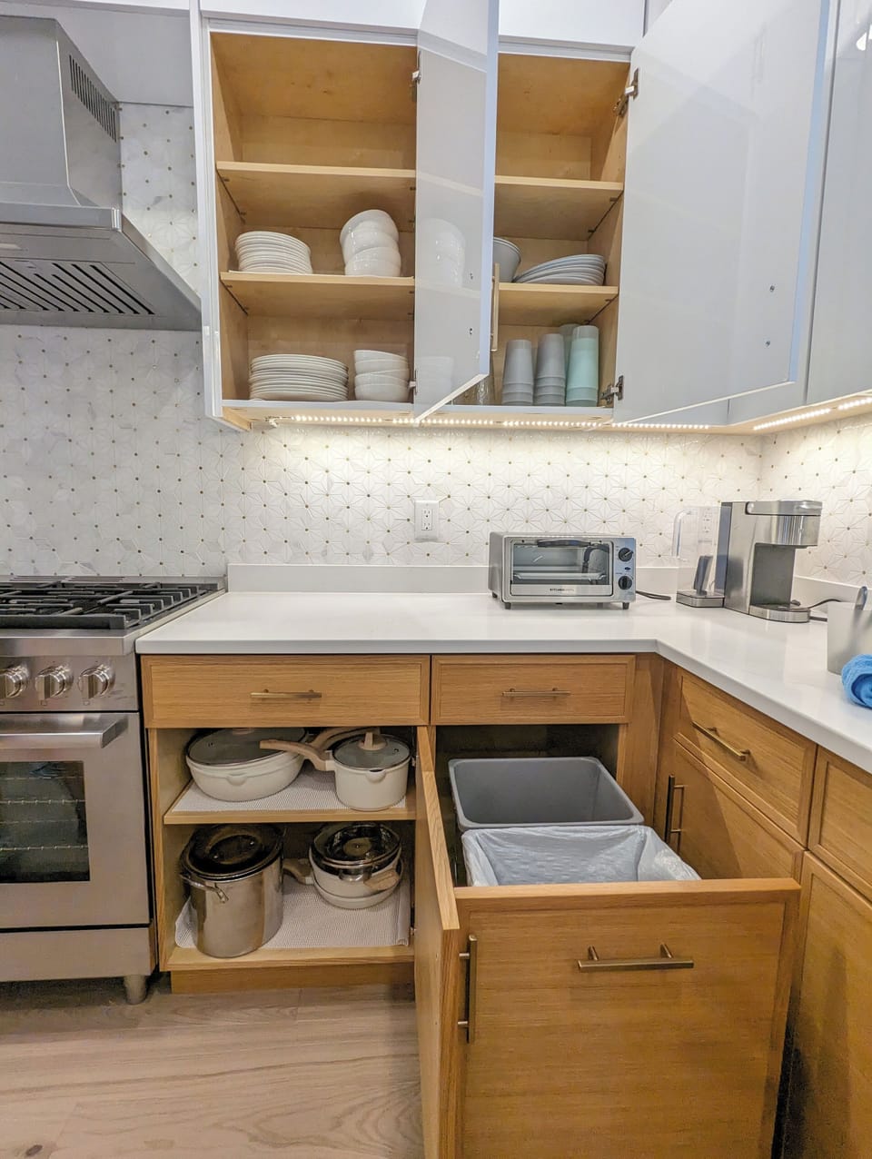Kitchen stocked with everything