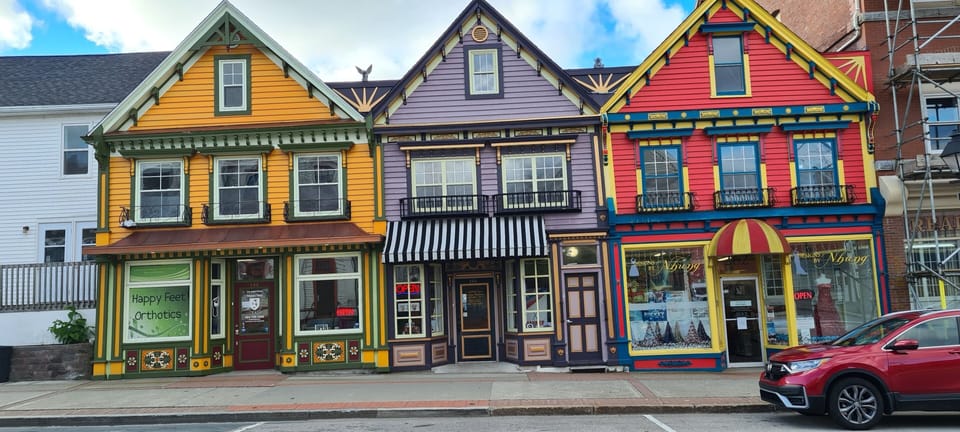 Outside view - The popular Yarmouth Triplets