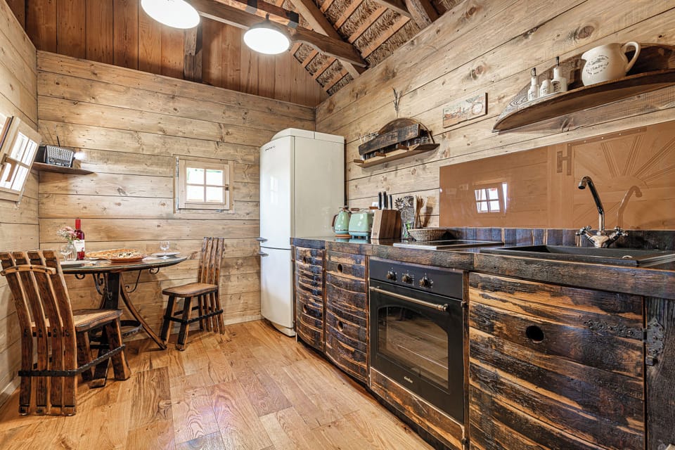 Kitchen and dining area