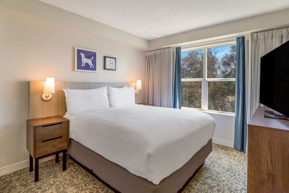 Settle in with late-night shows from bed in comfort.