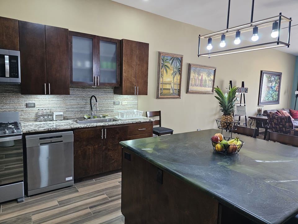 Kitchen is so spacious
