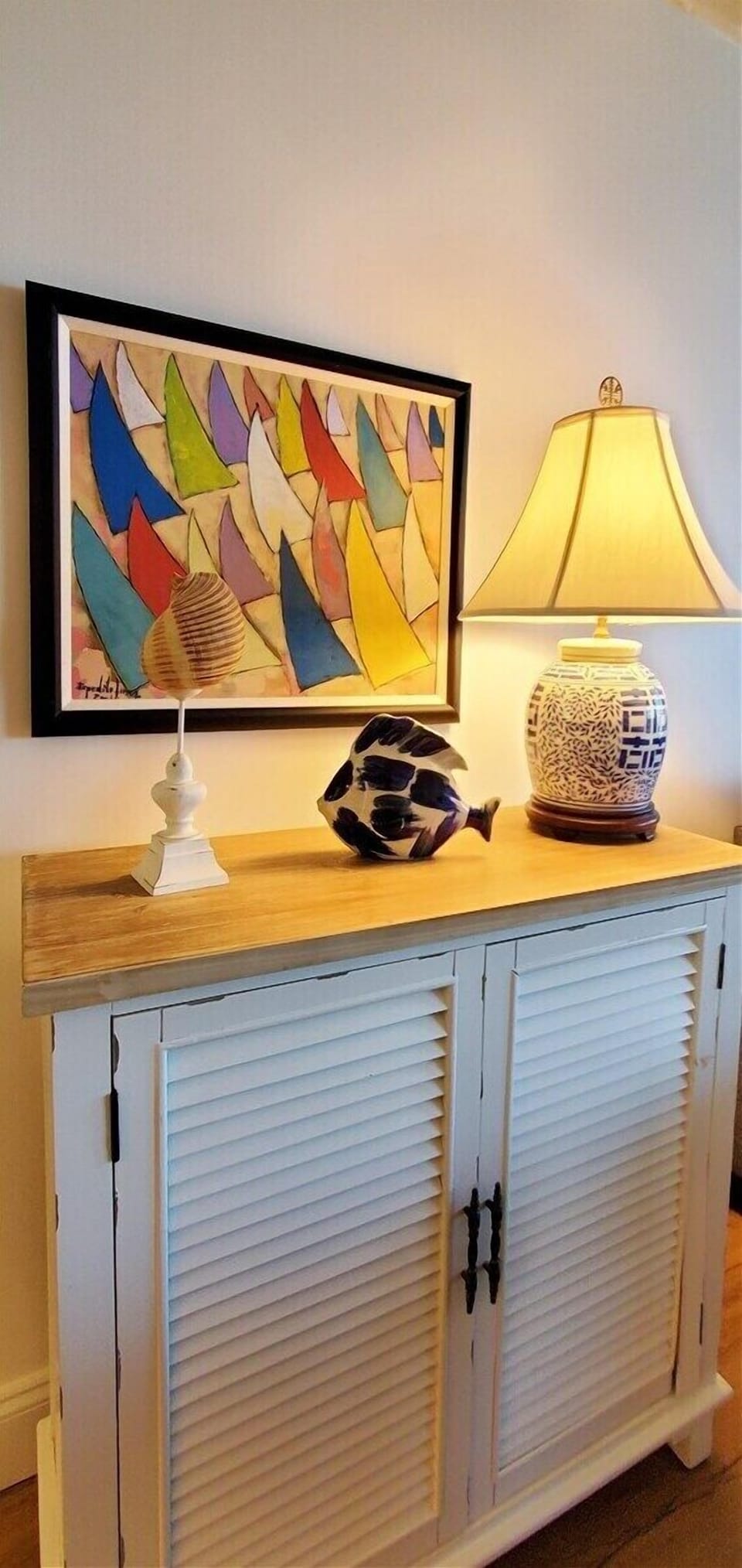 Beautiful art and furniture throughout