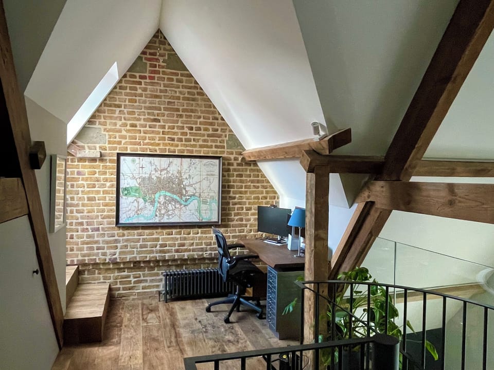 A loft office space for you to work from