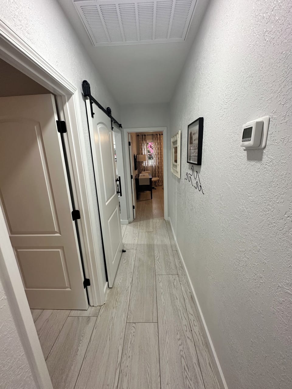 Hallway from living room