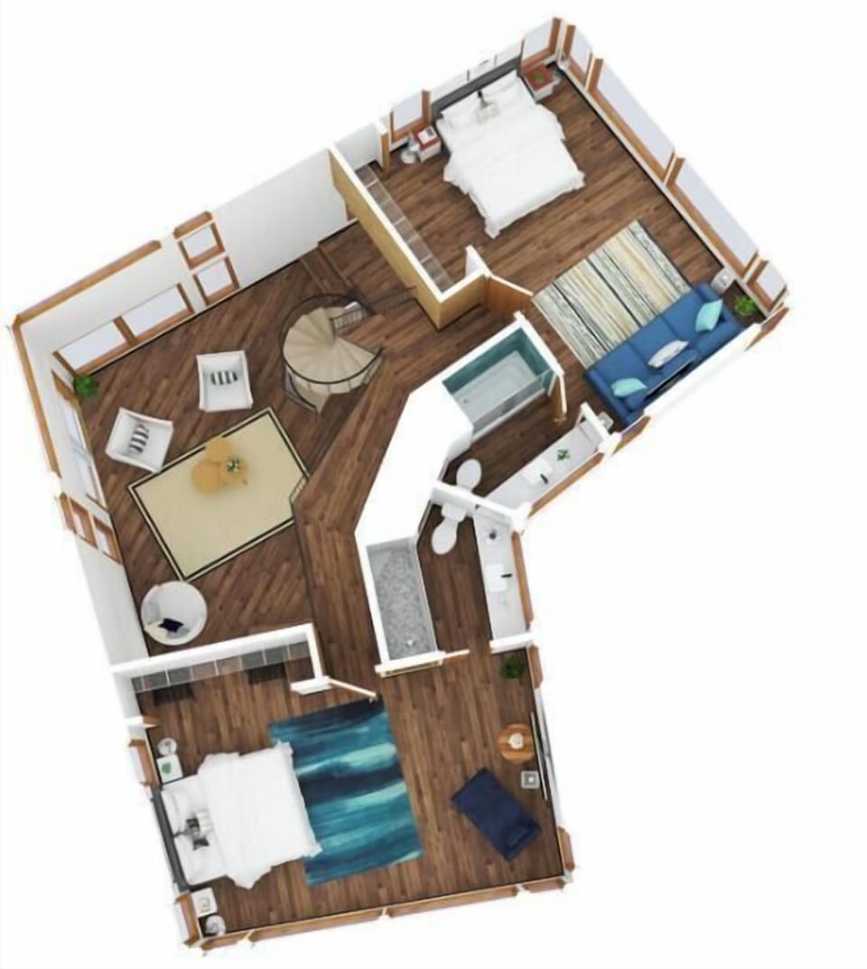 Upper Level - 3D Floor Plan