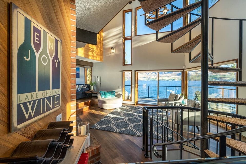 Three spiral staircases are on the property - unique to 1970s architecture