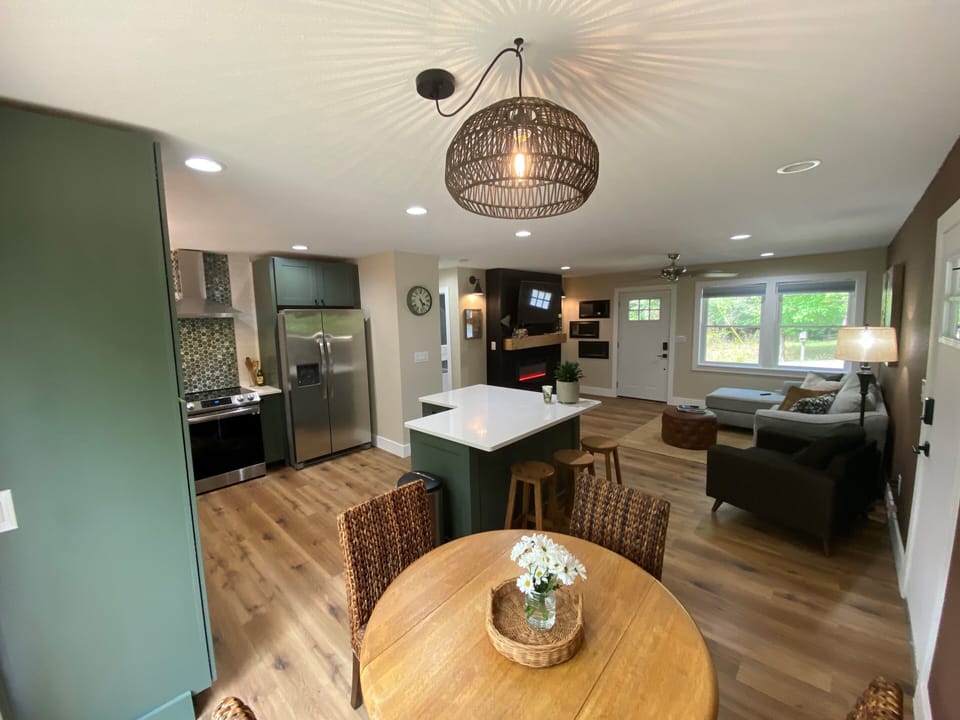 Dining and kitchen view