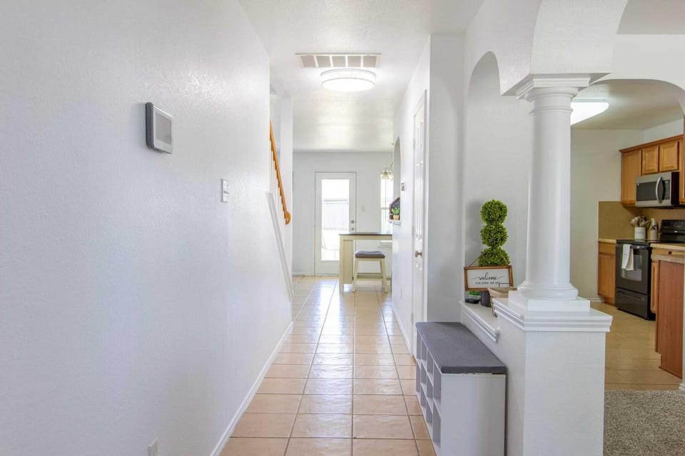 Step into a world of warmth and pleasantness as you enter our home. 