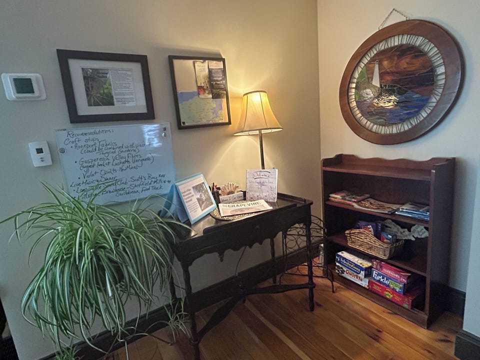 Welcome area with recommendations and local events.