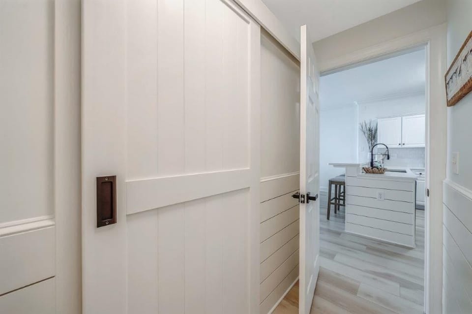In-unit laundry for a hassle-free vacation.