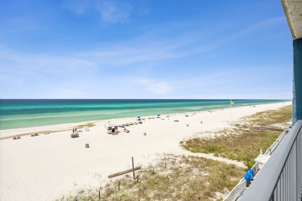 Soak in sweeping beach panoramas from your private perch.