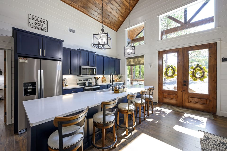 Stunning BLUE kitchen