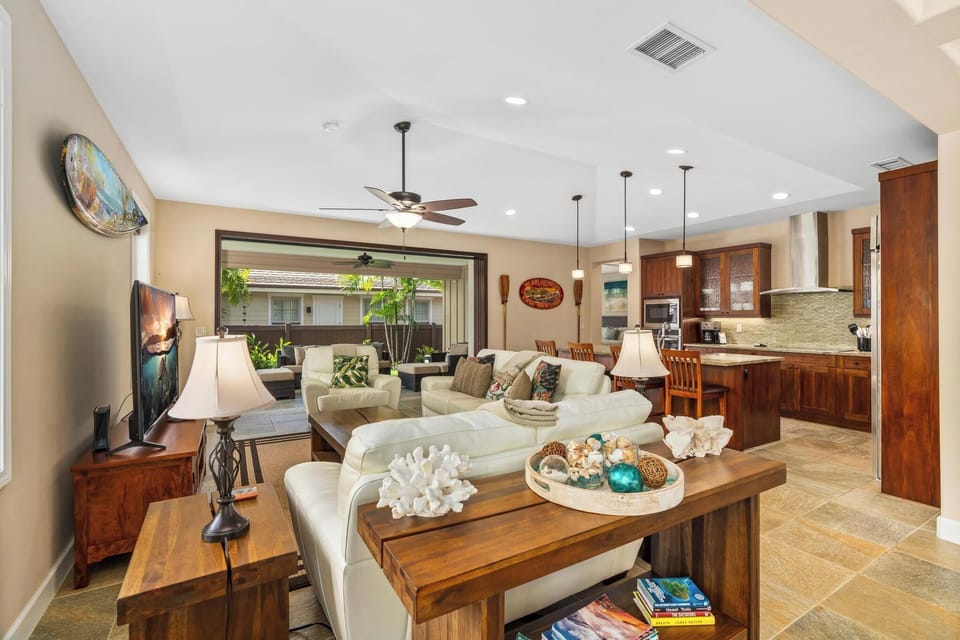 Comfortable seating makes every moment feel like vacation