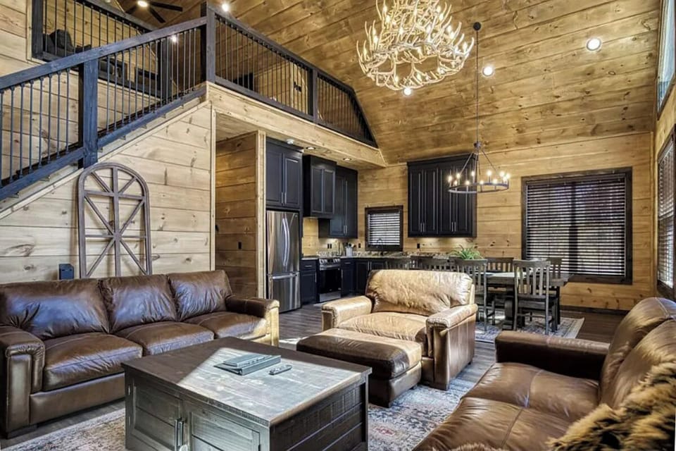 Almost Paradise's cozy living area
