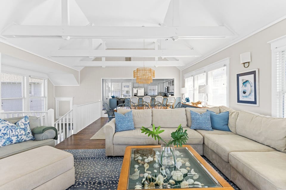 LIVING ROOM WITH UPDATED DECOR