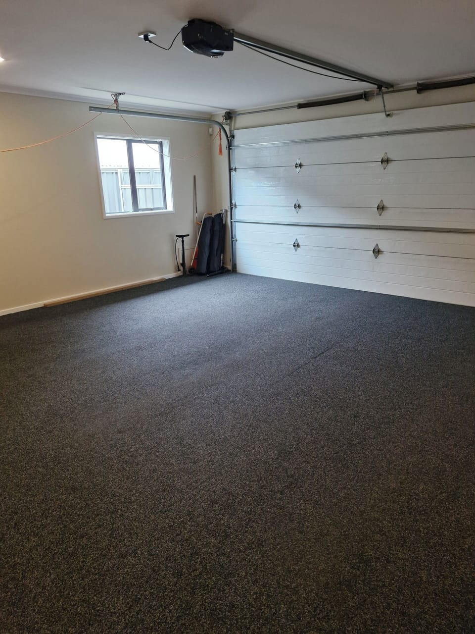 Internal access to the garage.