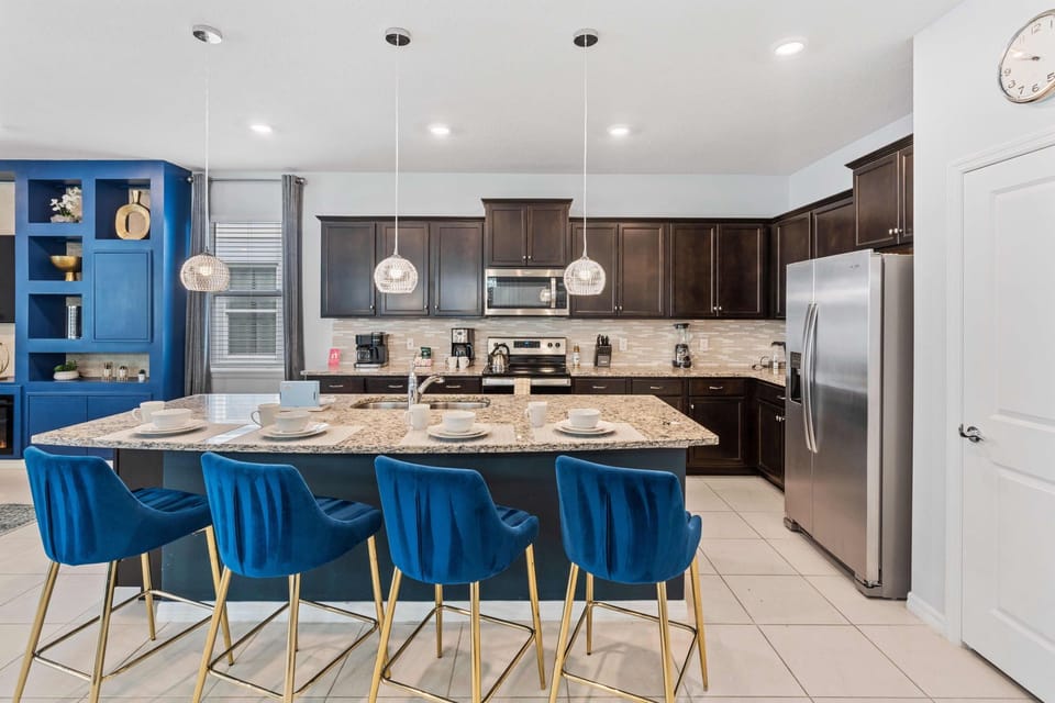 Behold the fully equipped kitchen, a haven for culinary excellence with modern amenities at your fingertips. A space where creativity flows, promising delightful meals and memorable gatherings in the heart of the home.