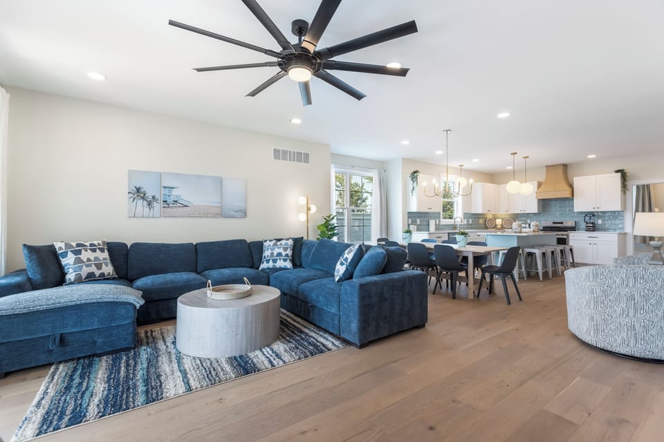 Designed to enjoy being together, there are so many places to gather together. 