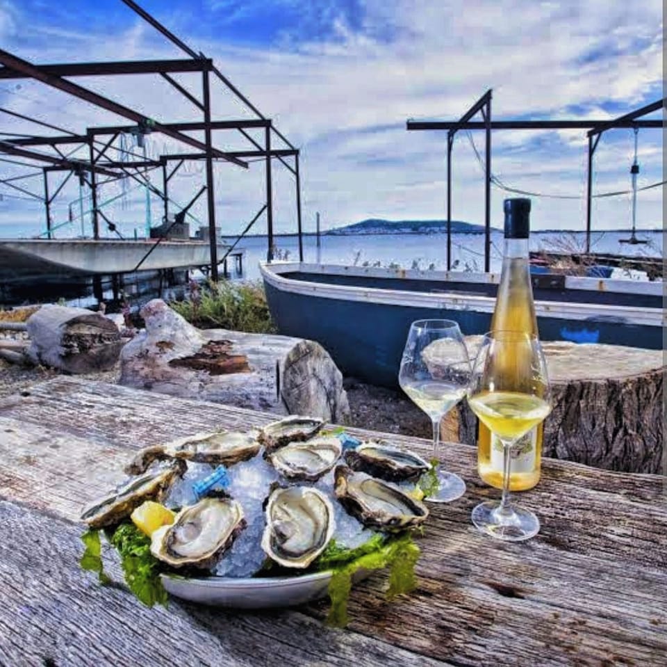Seafood platter from Ethang de Thau