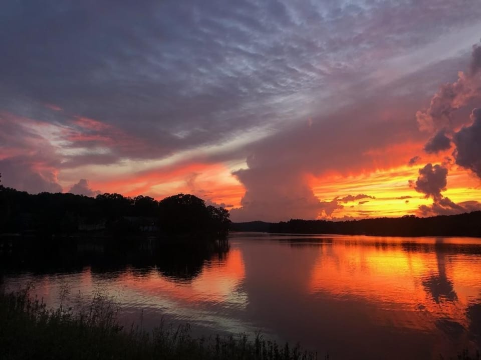 Sunset on Lake Desoto 