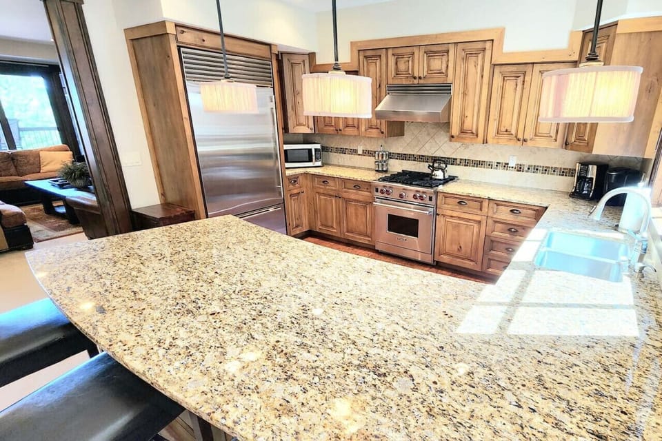 Fully stocked kitchen
