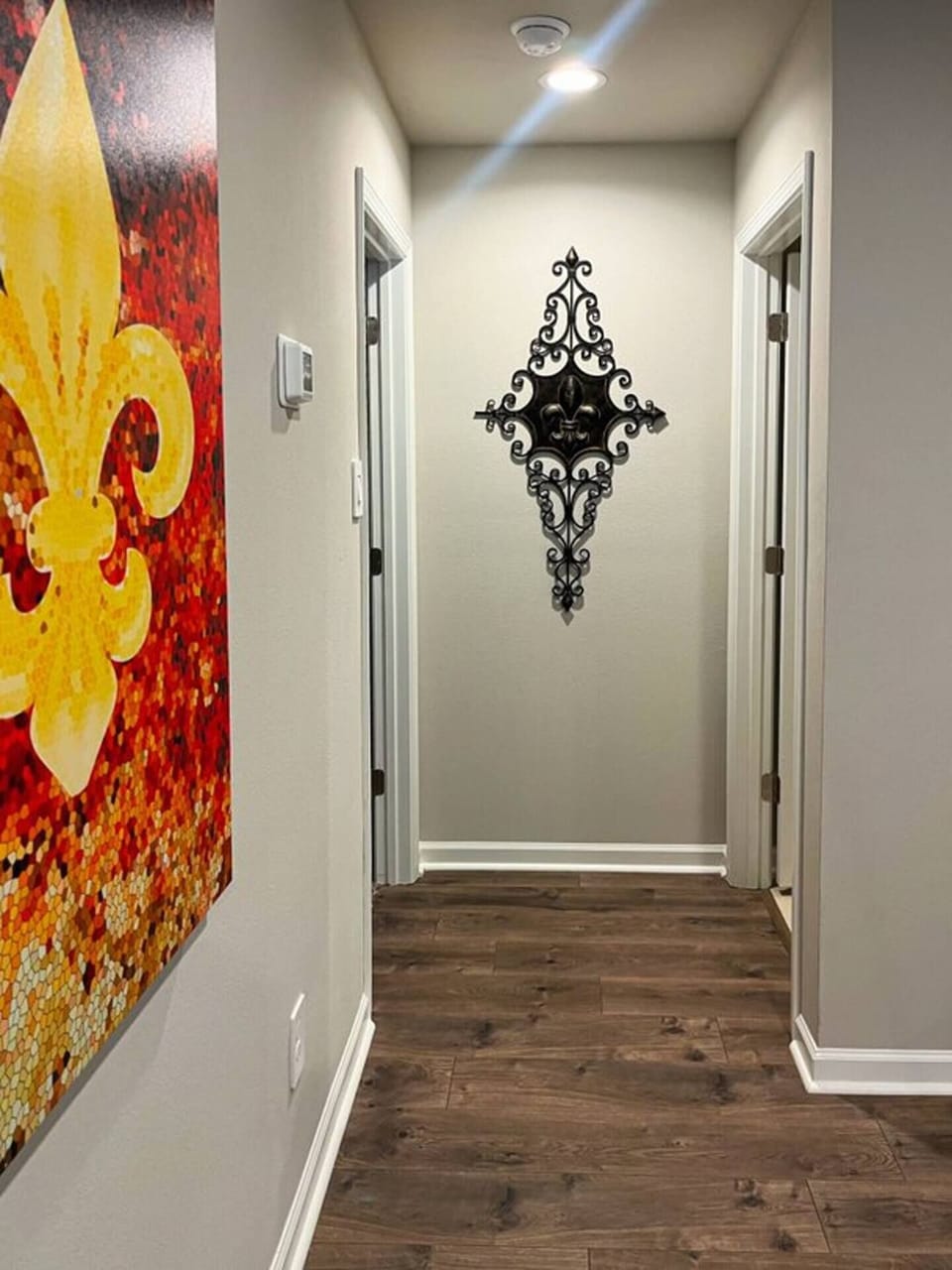 The home is extremely comfortable and boasts a split floorplan with very open, centralized common spaces. 
