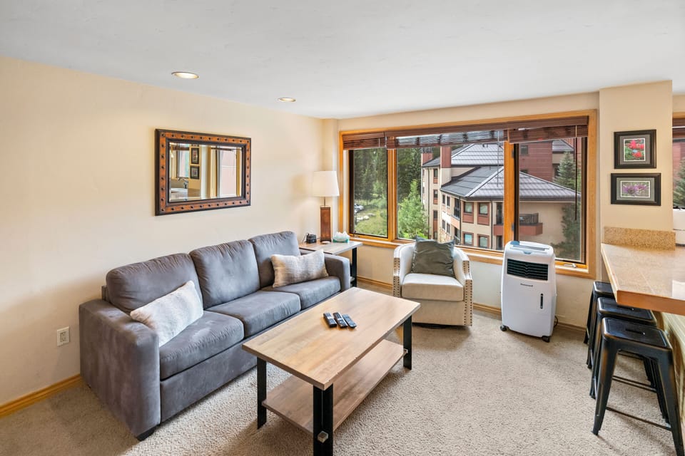 Complete with both a pull-out bed and a queen-sized bed. 