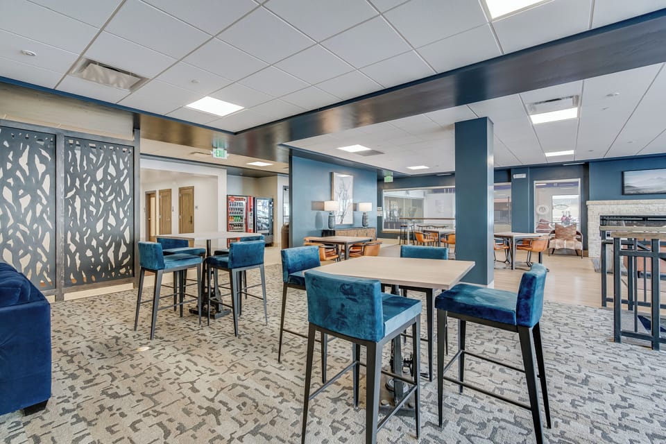 Experience the epitome of comfort with our shared dining room area.