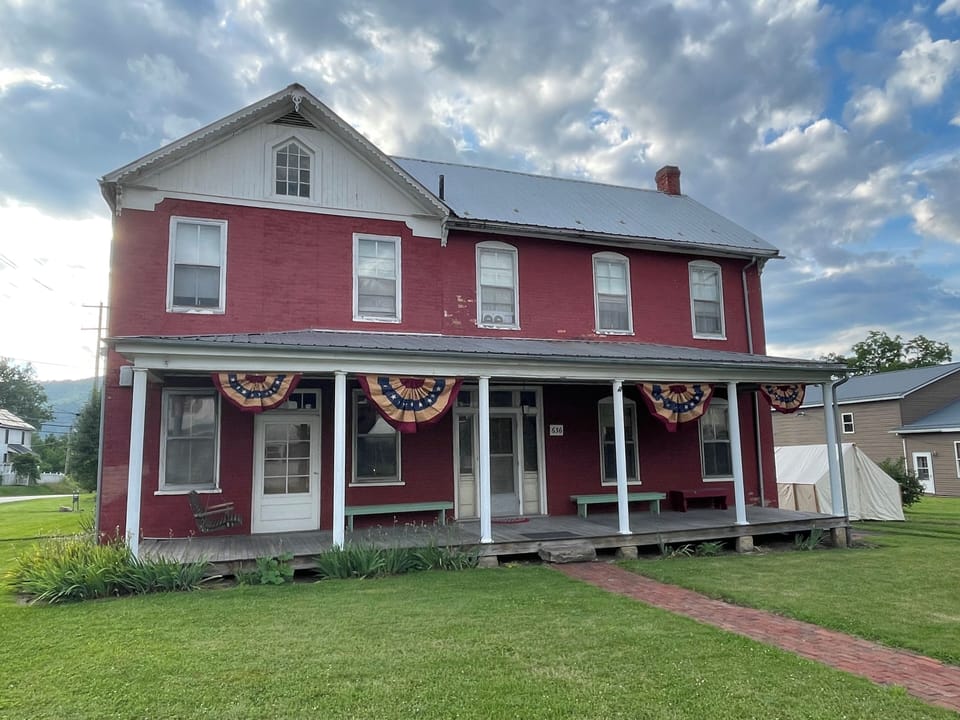 Front on the estate