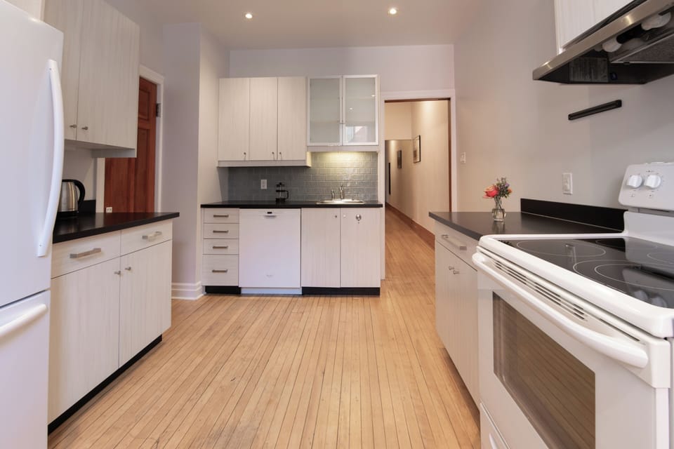 Large fully equipped kitchen